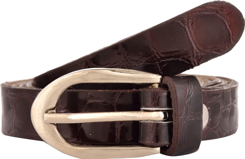Exotique Women Casual Brown Genuine Leather Belt Exotique Women Casual Brown Genuine Leather Belt