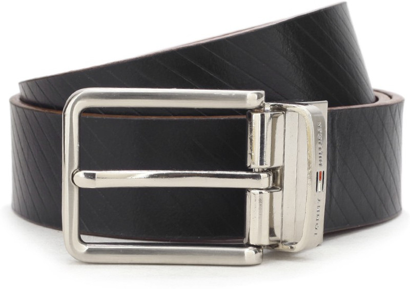 Tommy Hilfiger Men Casual Brown, Black Genuine Leather Reversible Belt Tommy Hilfiger Men Casual Brown, Black Genuine Leather Reversible Belt