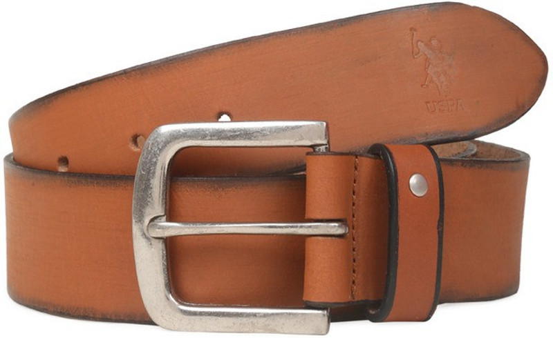 U.S. Polo Assn Men Casual Brown Genuine Leather Belt U.S. Polo Assn Men Casual Brown Genuine Leather Belt