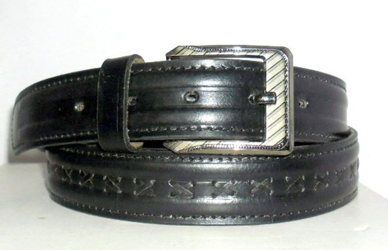 Troyfashion Men Black Genuine Leather Belt Troyfashion Men Black Genuine Leather Belt