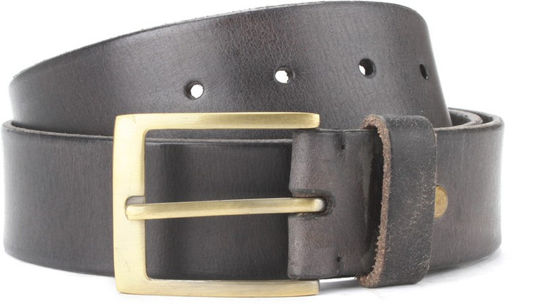 Louis Philippe Men Black Genuine Leather Belt Louis Philippe Men Black Genuine Leather Belt