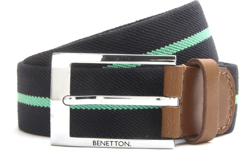 United Colors of Benetton Men Blue Canvas Belt United Colors of Benetton Men Blue Canvas Belt