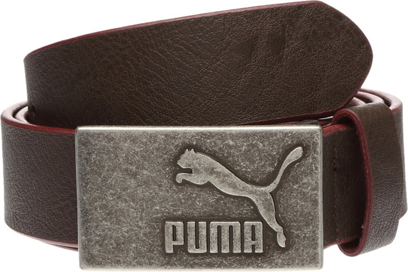 Puma Men & Women Brown Genuine Leather Belt Puma Men & Women Brown Genuine Leather Belt