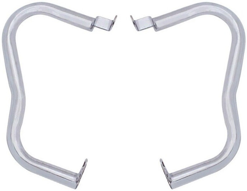 Bikers World 2810 Heavy Metal Chrome Classic 350 Rear Bike Crash Guard(Royal Enfield)