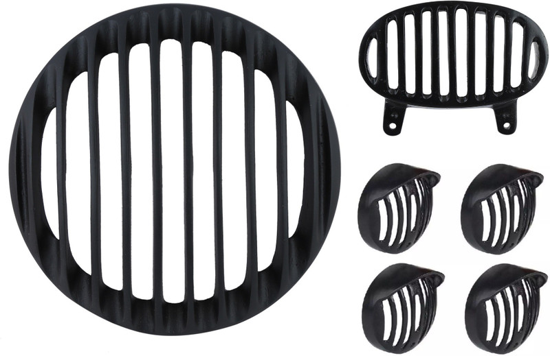 Bikers World 2802 HeadLight Tail Light Indicator Grill Headlight Frame Support(Bajaj 2015)