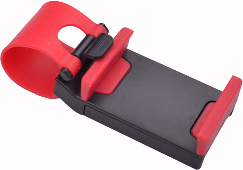 FloMaster Car Mobile Holder for Steering(Red)