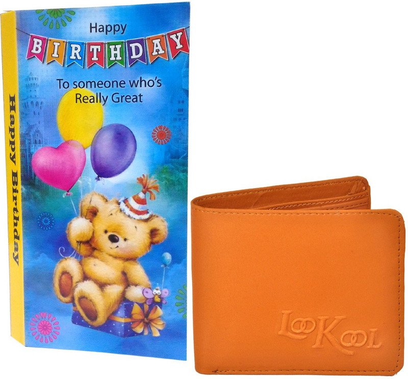 Saugat Traders Birthday Gift For Men & Boys - Mens Wallet & Birthday Greeting Card(Set of 2)