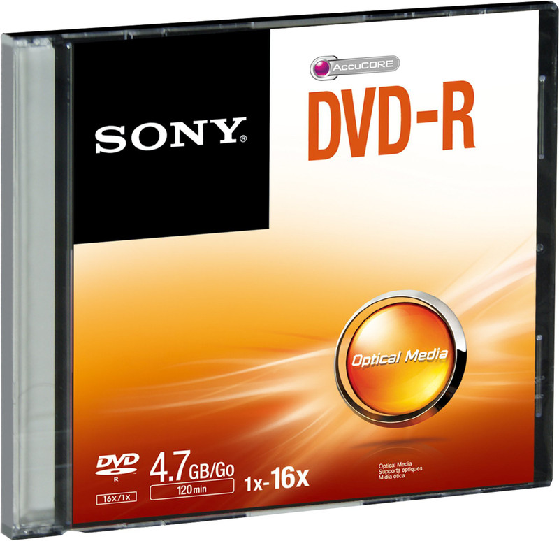 Sony DVD Recordable JEWEL CASE 4.7 GB