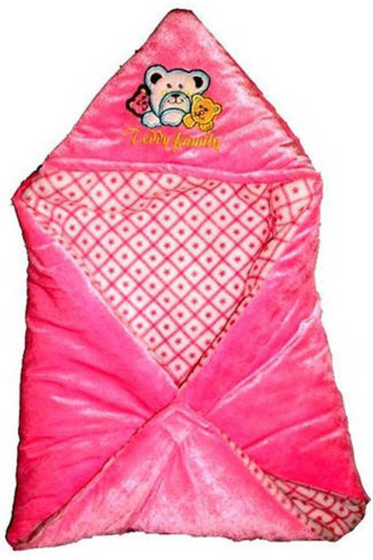 Gargshope Cartoon Crib Coral Blanket(Polyester, Pink) Gargshope Cartoon Crib Coral Blanket(Polyester, Pink)
