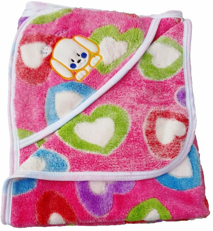 Brandonn Geometric Single Blanket(Microfiber, Pink) Brandonn Geometric Single Blanket(Microfiber, Pink)