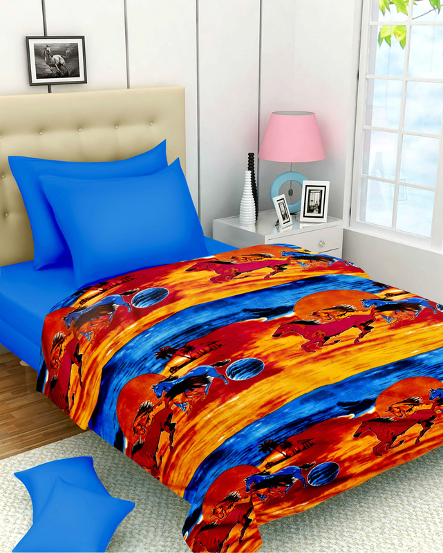 Shweta International Cartoon Single Dohar(Microfiber, Blue) Shweta International Cartoon Single Dohar(Microfiber, Blue)