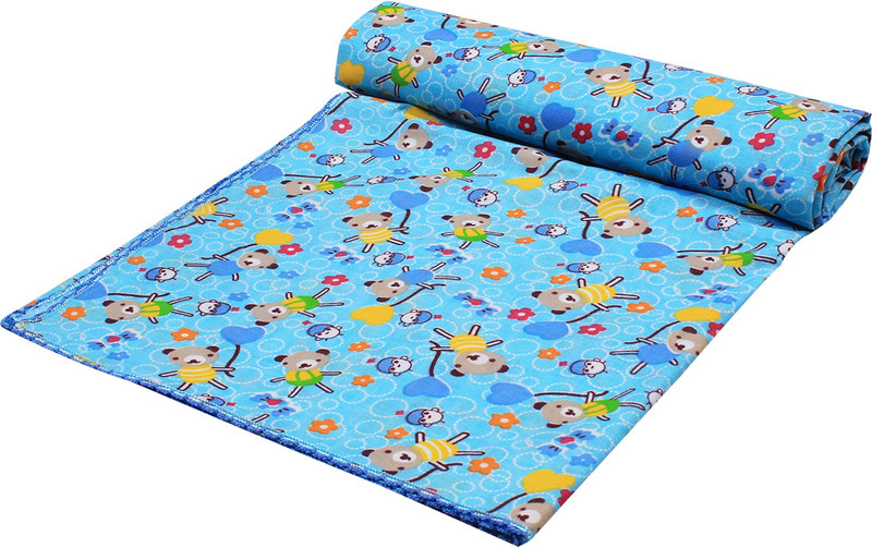Ole Baby Printed Crib Swadding Baby Blanket(Microfiber, Blue) Ole Baby Printed Crib Swadding Baby Blanket(Microfiber, Blue)