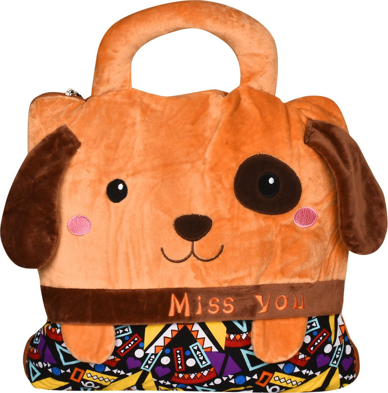 BedFab Animal Single Coral Blanket(Polyester, Orange) BedFab Animal Single Coral Blanket(Polyester, Orange)