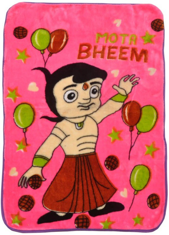 Coconut Cartoon Single Dohar(Microfiber, Pink) Coconut Cartoon Single Dohar(Microfiber, Pink)