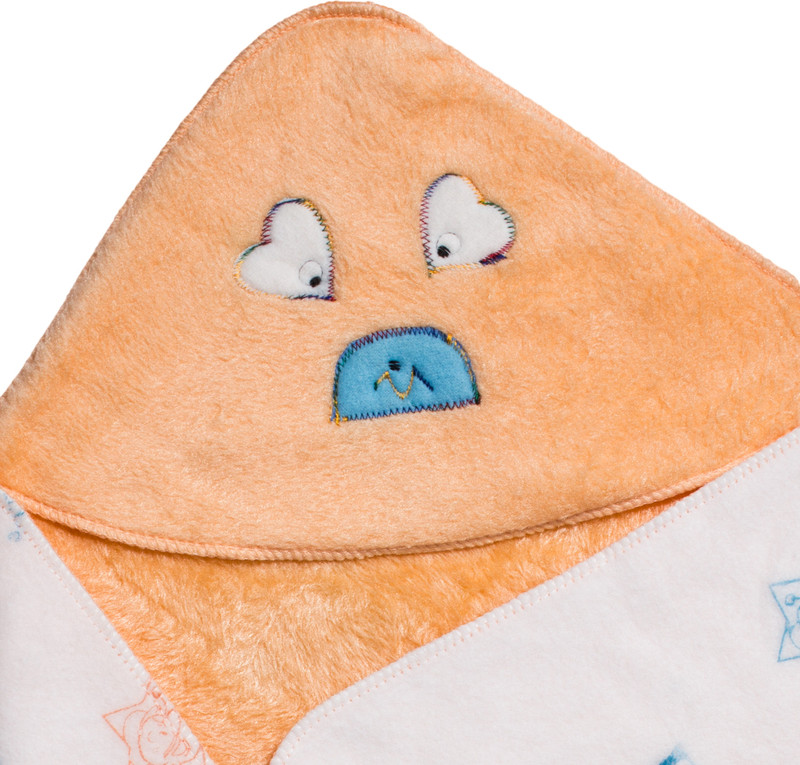 Utc Garments Cartoon Single Hooded Baby Blanket(Microfiber, Green, Blue, Orange) Utc Garments Cartoon Single Hooded Baby Blanket(Microfiber, Green, Blue, Orange)