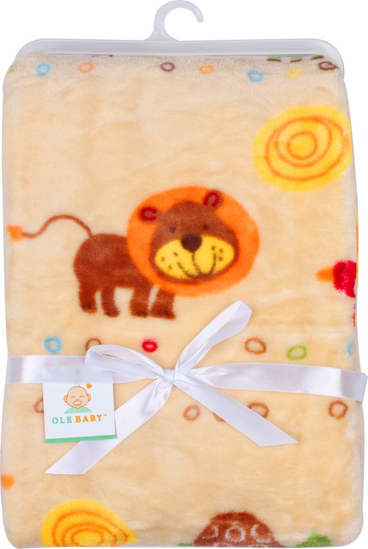 Ole Baby Animal Single Blanket(Fur, Brown)