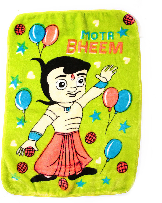 Jain International Cartoon Single Blanket(Microfiber, Green) Jain International Cartoon Single Blanket(Microfiber, Green)