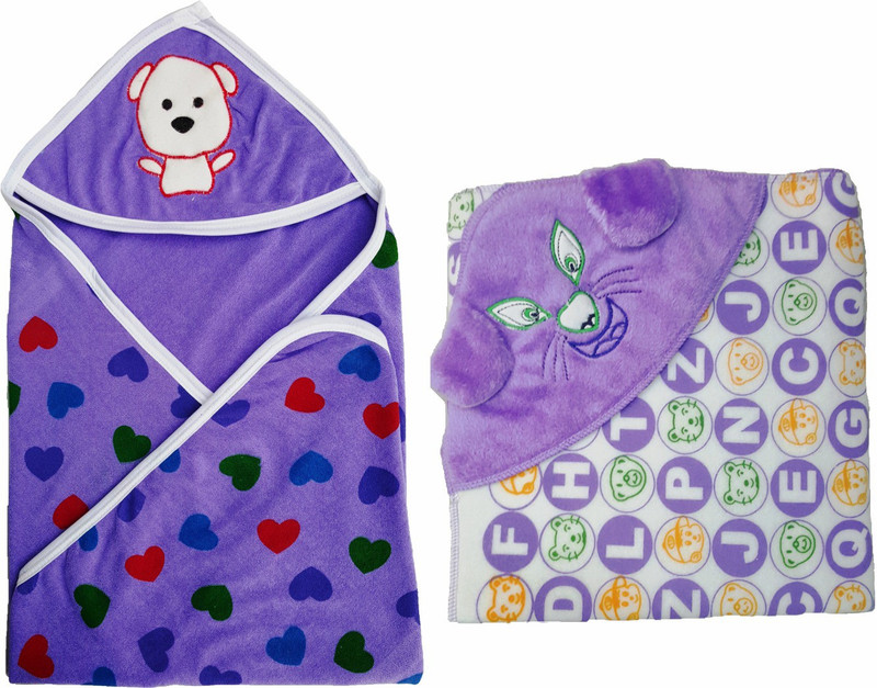 Brandonn Polka Single Blanket(Microfiber, Purple) Brandonn Polka Single Blanket(Microfiber, Purple)