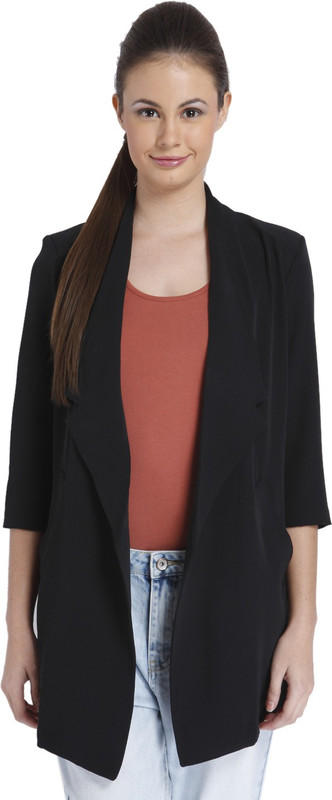 Only Solid Single Breasted Casual Women Blazer(Multicolor)