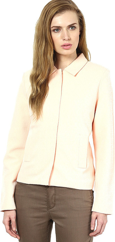 Vero Moda Solid Single Breasted Casual Women Blazer(Pink)
