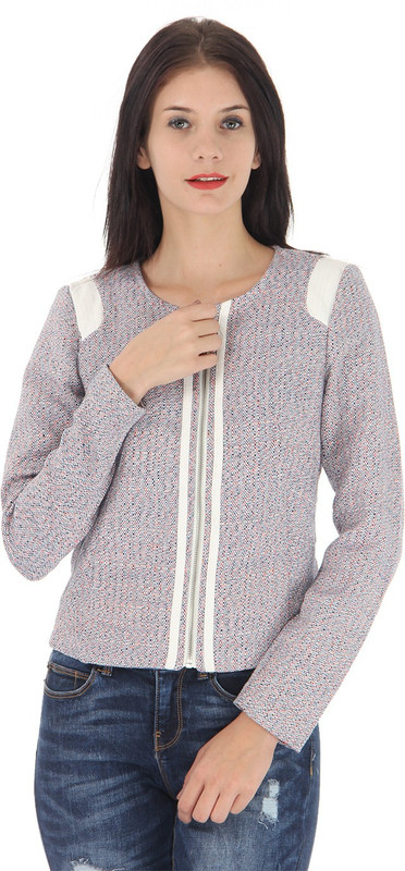 Vero Moda Self Design Single Breasted Casual Women Blazer(Multicolor)