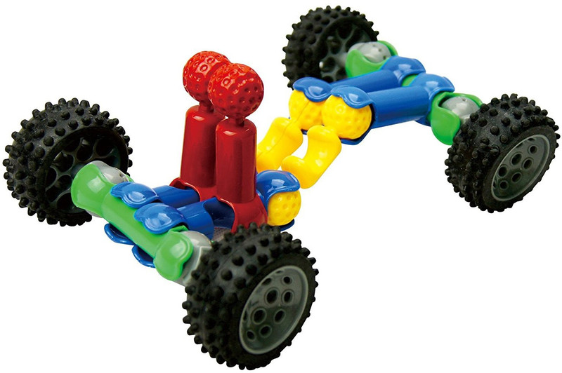 Allin1 Magic Joints 28 Pieces Building Set with Idea Sheet| Different Shaped Interlocking Toys for Boys and Girls(Multicolor)