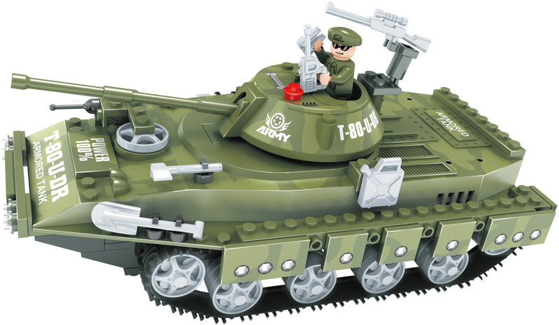 Fun Blox Army Guard War Bolcks (Tank. Soldier)(Multicolor)22502(Multicolor)