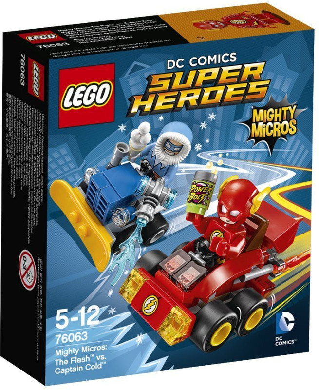 Lego Mighty Micros - The Flash vs Captain Co(Multicolor)