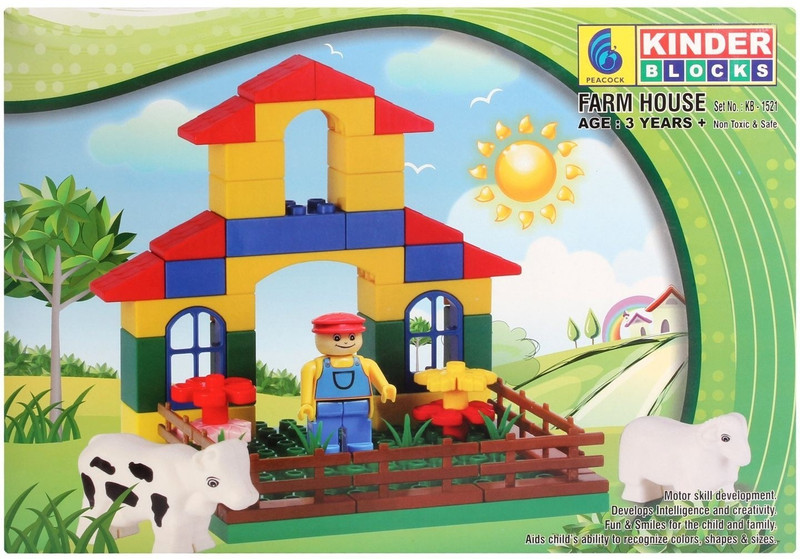 Peacock Farm House(Multicolor)
