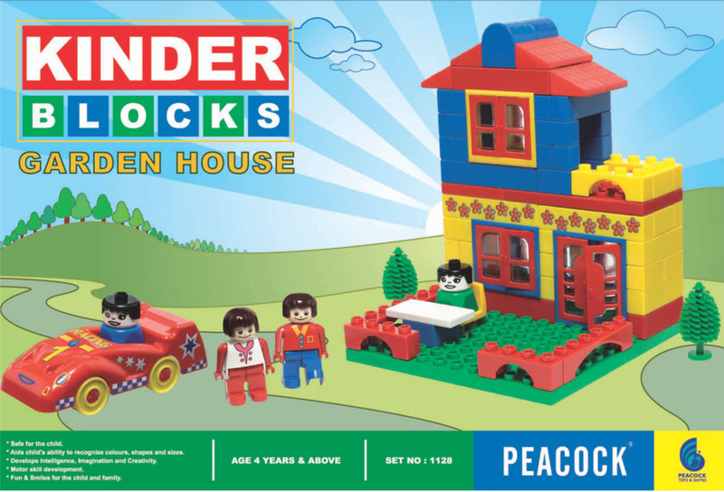 Peacock Garden House(Multicolor)
