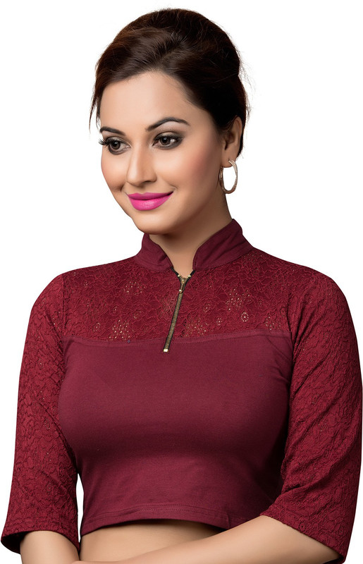 Ishin Band collar Women Blouse