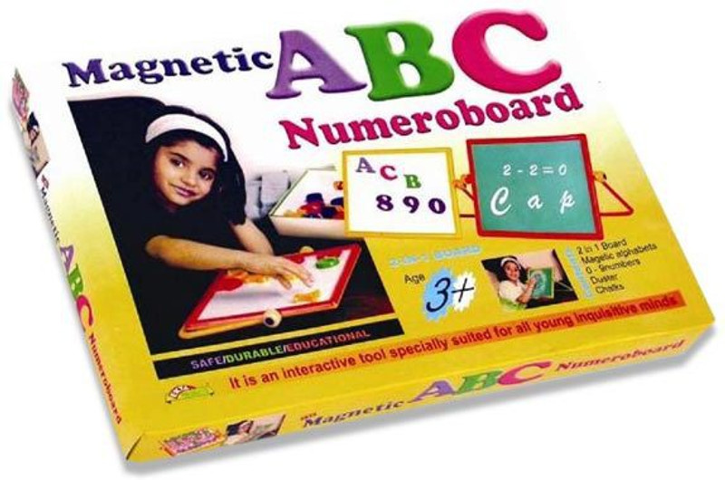 Ekta Abc Numero Board Magnetic(Multicolor)