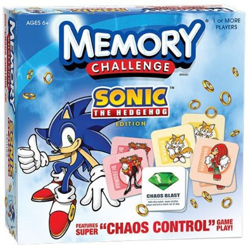 Memory Sonic The Hedgehog Board Game