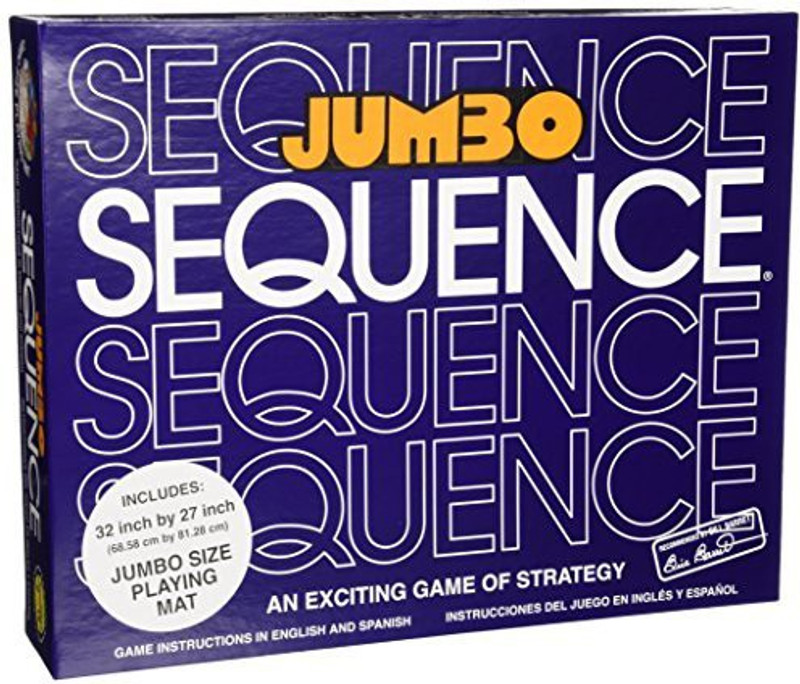 Jax Jumbo Sequence Box Edition Board Game