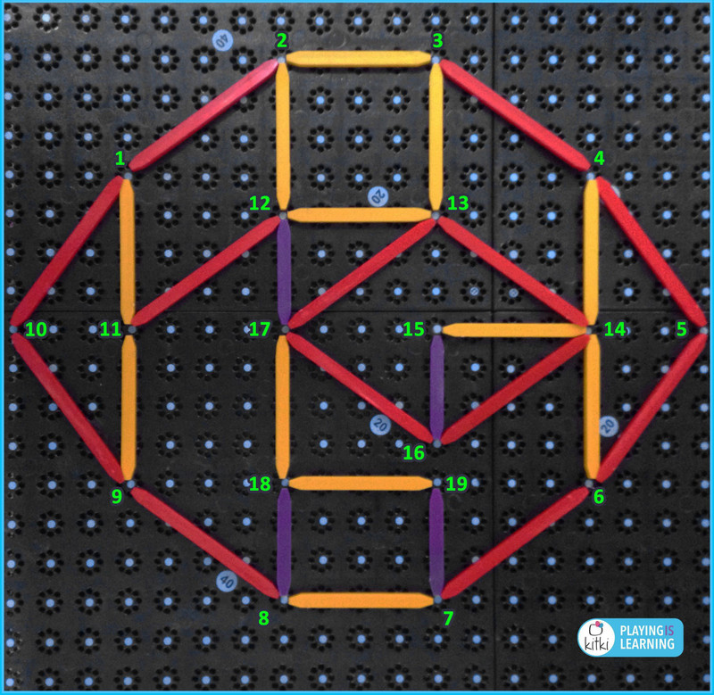 Kitki THREE STICKS Educational Game/Toy/Gift For Kids For Learning Maths Board Game