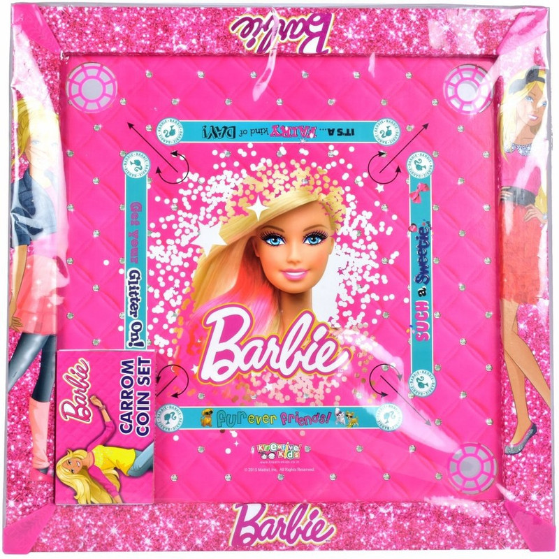 Kreative Kids Barbie-Carrom Board Game