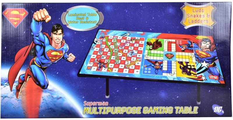 Kreative Kids Superman-Multipurpose Gaming Table Board Game