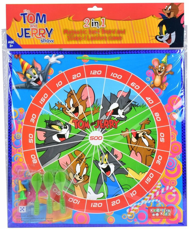 Kreative Kids Tom and Jerry-Dart Board Board Game