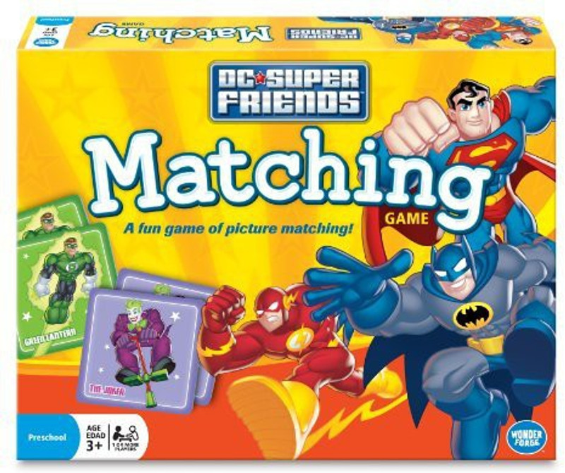 Wonder Forge Super Friends Matching Board Game