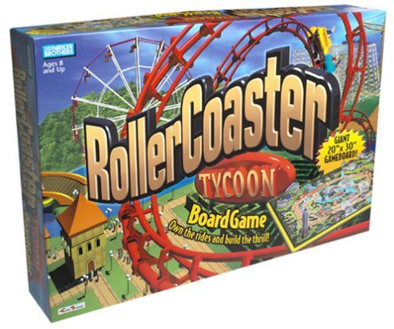 Parker Brothers rollercoaster tycoon Board Game