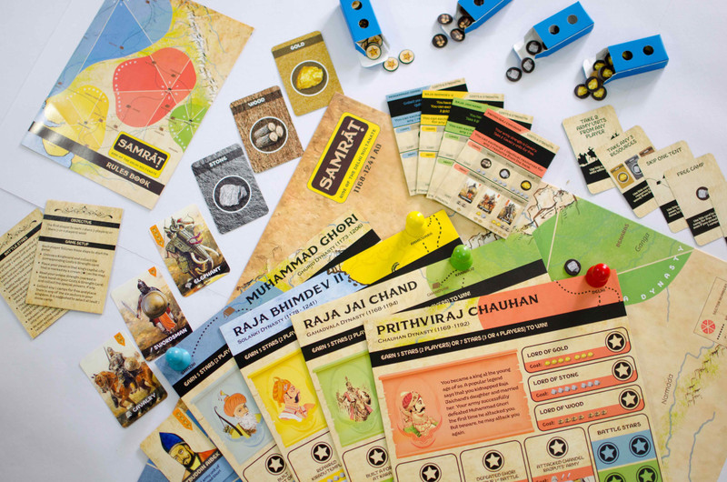 Kitki SAMRAT Educational Game/Toy/Gift For Kids Based On Real Indian History Board Game