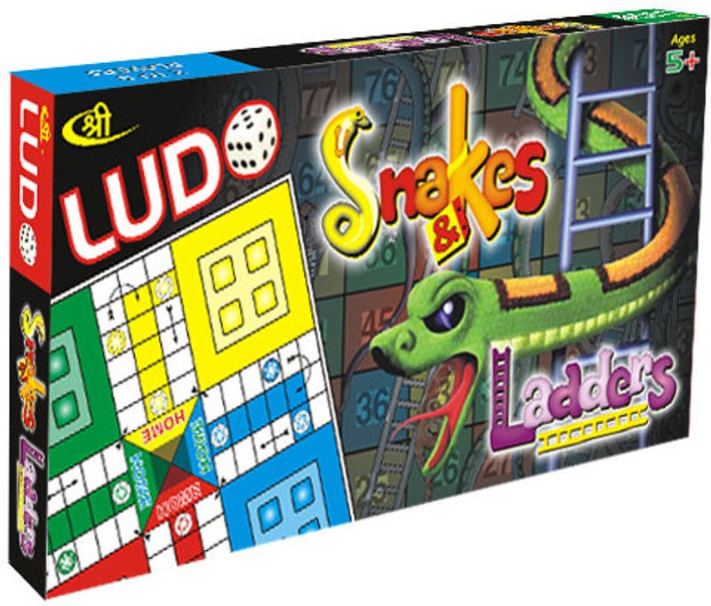 Shree Creations Ludo Snake and Ladder Board Game