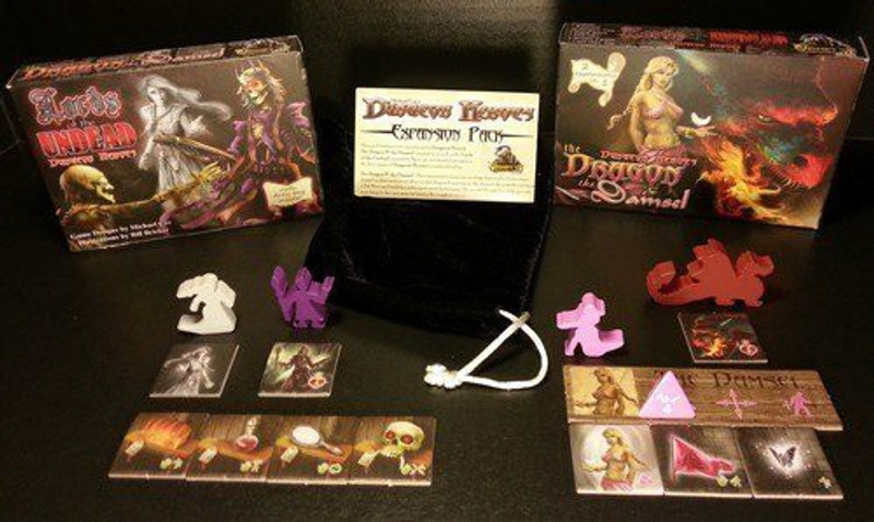 Gamelyn Games Dungeon Heroes Lords Of The Undead & The Dragon & The Damsel Board Game