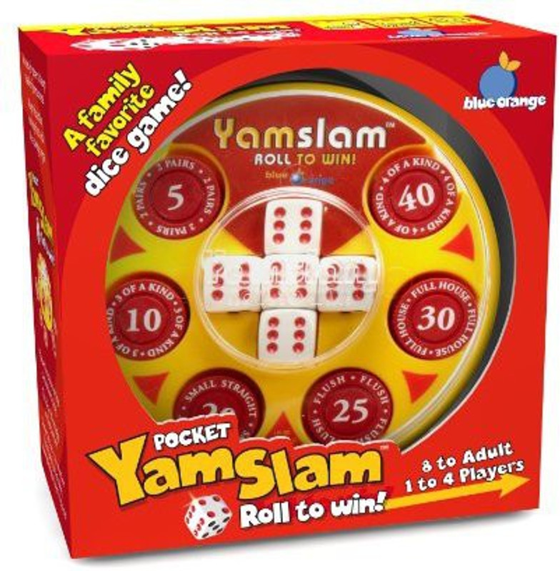 Blue Orange Pocket Yamslam Board Game