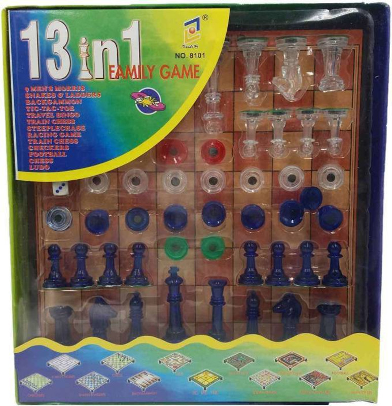Speoma 13 in 1 Family Board Game Board Game