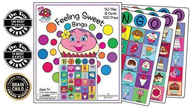 Bright Spots Games Feelings Sweet Bingo (Play Therapy ) Board Game