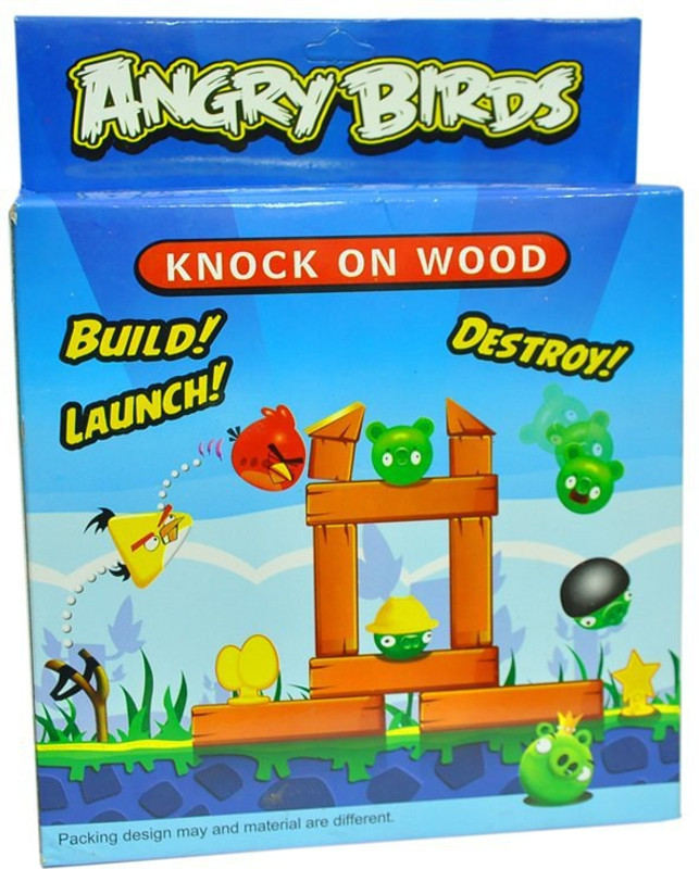 New Pinch Angry Birds Knock On Wood Board Game