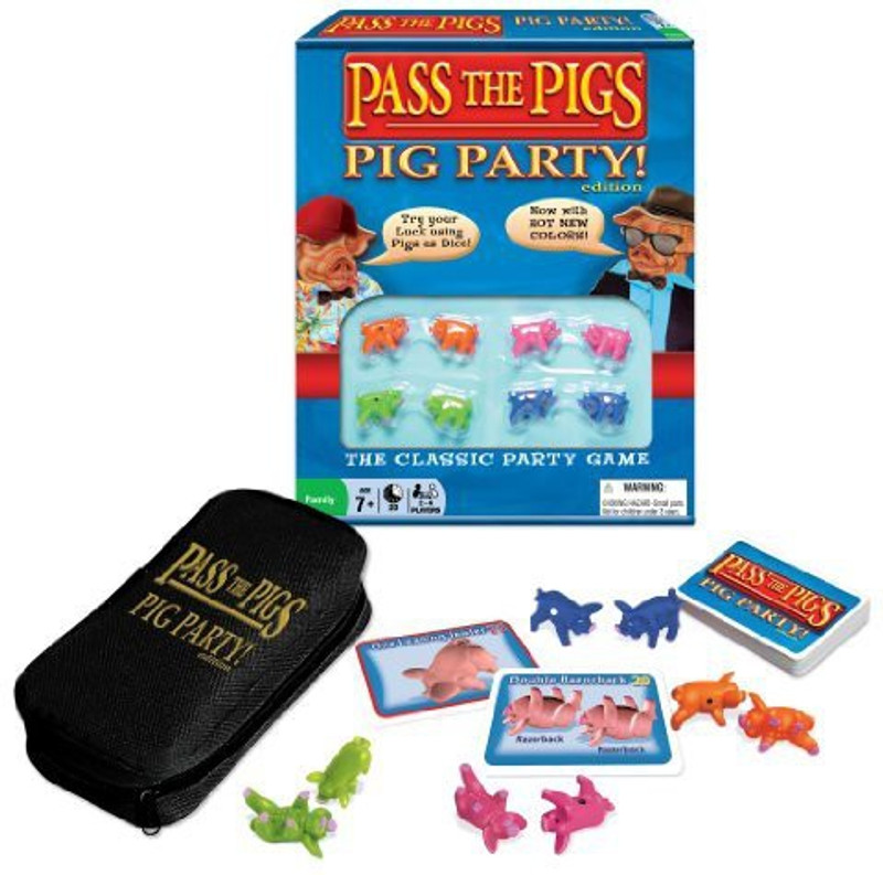 Winning Moves Pass The Pigs (Party Edition) (Colors May Vary) Board Game