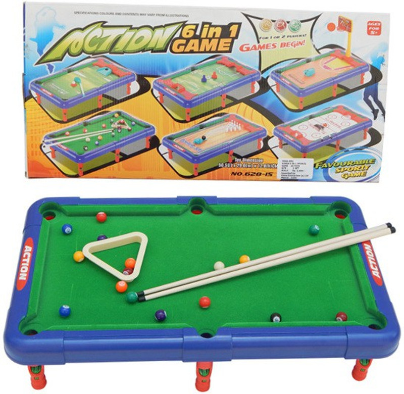 Vinex Action 6 in 1 Table Board Game