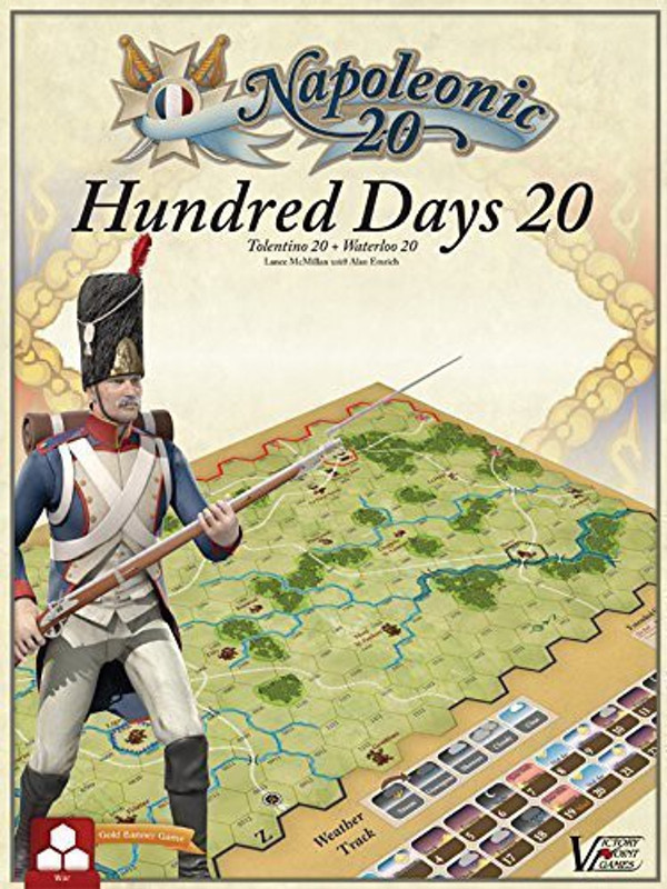 Victory Point Games Hundred Days 20 Napoleonic War Boxed Board Game